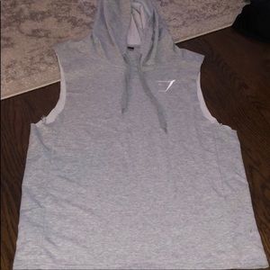 Gym shark Cut Off Sweat Shirt